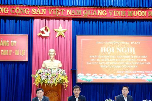 Phường Cam Ly - Đà Lạt kiện toàn tổ chức Đảng sau sắp xếp bộ máy