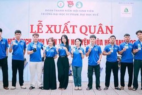 Hơn 60 chiến sĩ tình nguyện tham gia Chiến dịch Sinh viên tình nguyện Hè xanh
