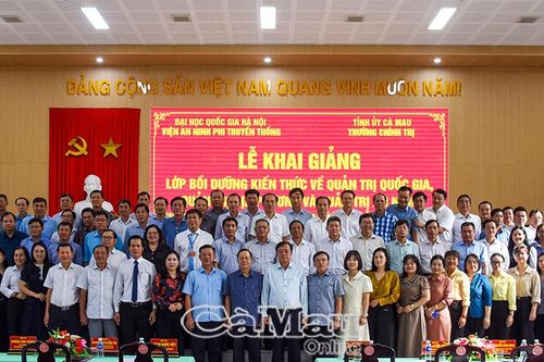 Bồi dưỡng quản trị quốc gia, quản trị địa phương và quản trị an ninh cho cán bộ lãnh đạo, quản lý cấp tỉnh