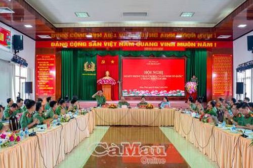Công an Cà Mau: Hoàn thành 52/74 chỉ tiêu Bộ Công an giao