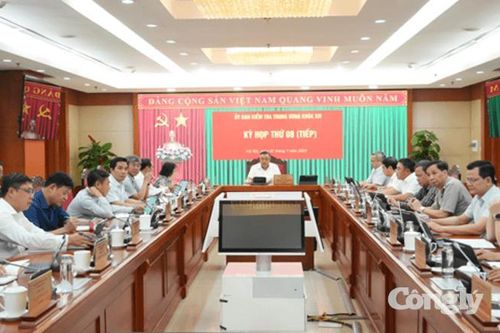 Ủy ban Kiểm tra Trung ương kỷ luật nhiều cán bộ