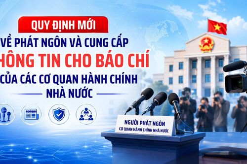 Quy định mới về phát ngôn và cung cấp thông tin cho báo chí của các cơ quan hành chính nhà nước