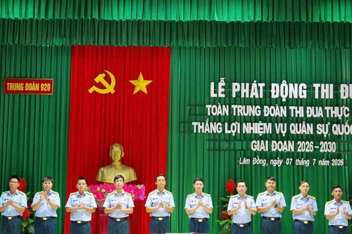 Trung đoàn 920 phát động phong trào thi đua giai đoạn 2026 - 2030