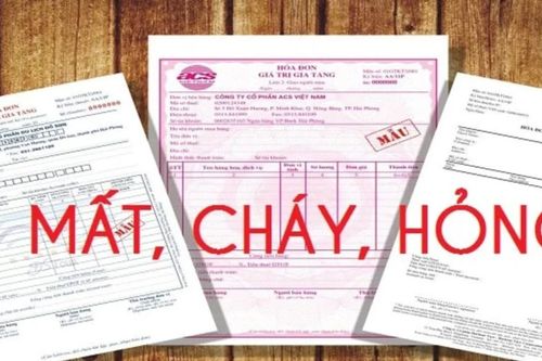 Cách xử lý khi mất, cháy, hỏng hóa đơn đặt in đã mua của cơ quan thuế