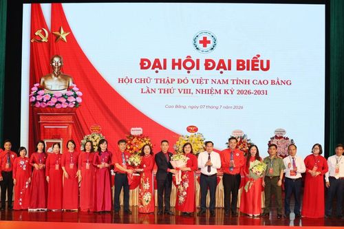 Đại hội đại biểu Hội Chữ thập đỏ tỉnh lần thứ VIII, nhiệm kỳ 2026 - 2031 thành công tốt đẹp