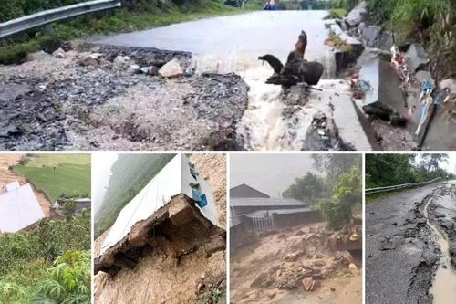 Mưa lớn gây thiệt hại về nhà ở, sản xuất và giao thông tại Lai Châu