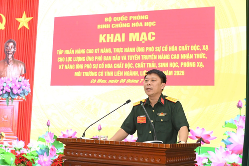 Cà Mau: Nâng cao kỹ năng ứng phó sự cố môi trường