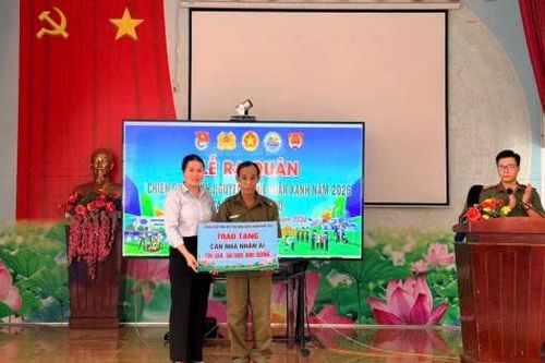 Xã Tân Hộ Cơ: Ra quân Chiến dịch Hành quân xanh năm 2026