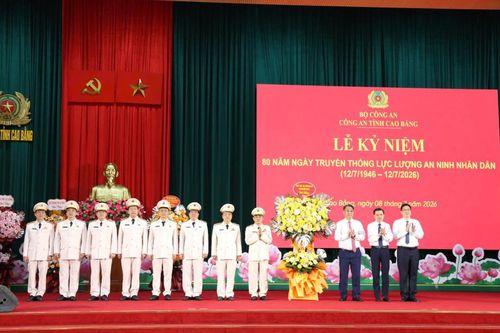 Công an Cao Bằng kỷ niệm 80 năm Ngày truyền thống lực lượng an ninh nhân dân