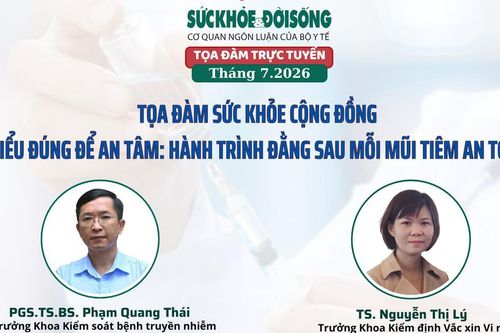Tọa đàm trực tuyến: hiểu đúng để an tâm - hành trình đằng sau mỗi mũi tiêm an toàn