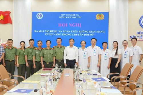 Ra mắt mô hình an toàn không gian mạng, thúc đẩy chuyển đổi số tại Bệnh viện Nội tiết Nghệ An