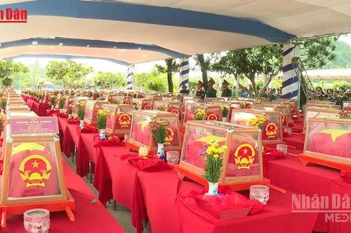 [Video] Truy điệu, an táng 235 hài cốt liệt sỹ tại tỉnh An Giang
