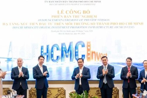 Thành phố Hồ Chí Minh ra mắt thử nghiệm hạ tầng xúc tiến đầu tư số