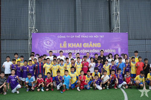 Trung tâm Bóng đá cộng đồng Hà Nội FC miễn học phí cho trẻ em