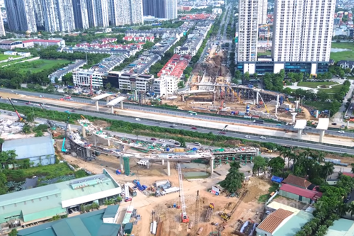Hà Nội: Điều chỉnh tổ chức giao thông phục vụ thi công nút giao Vành đai 3,5