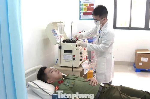 Trung úy công an Đắk Lắk 36 lần hiến máu