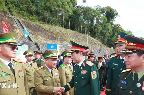 Việt Nam-Lào tăng cường hợp tác xây dựng tuyến biên giới hòa bình, hữu nghị