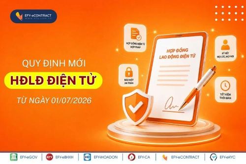 EFY-eCONTRACT giải pháp hỗ trợ doanh nghiệp triển khai hợp đồng lao động điện tử