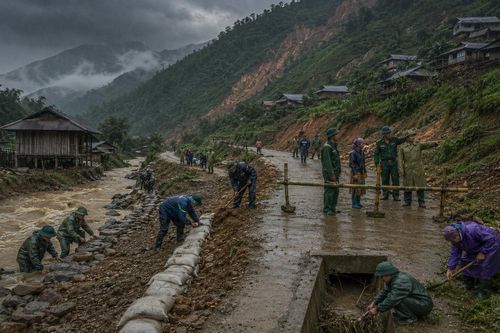 Chủ động ứng phó mưa lớn, lũ quét, sạt lở đất