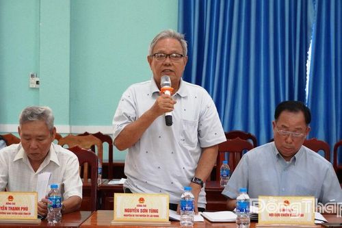 Hội nghị góp ý hồ sơ công nhận xã Phong Hòa là An toàn khu