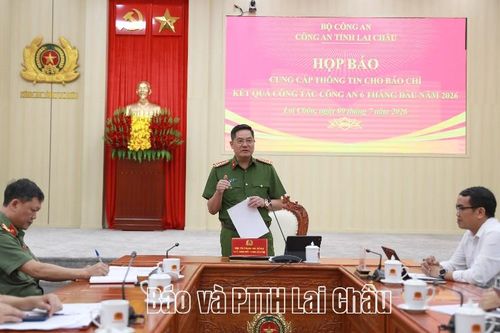 Họp báo thông tin kết quả công tác bảo đảm an ninh, trật tự 6 tháng đầu năm 2026