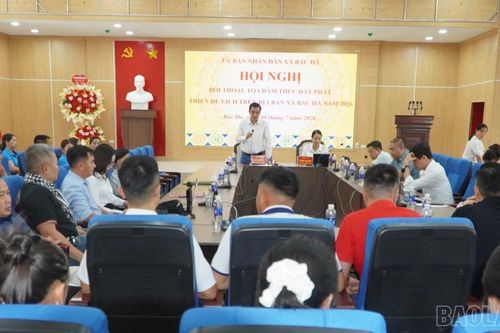 Xã Bắc Hà đối thoại, tháo gỡ khó khăn để thúc đẩy phát triển du lịch