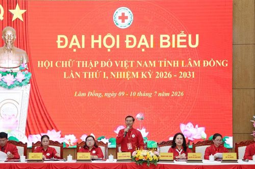 Hơn 230 đại biểu dự Đại hội Hội Chữ thập đỏ tỉnh Lâm Đồng lần thứ I