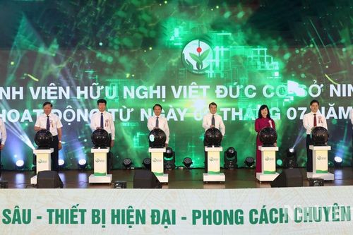 Khai trương hoạt động Bệnh viện Hữu nghị Việt Đức cơ sở Ninh Bình