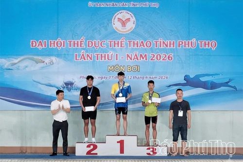 Dấu ấn của các 'kình ngư' tại Đại hội Thể dục thể thao tỉnh Phú Thọ