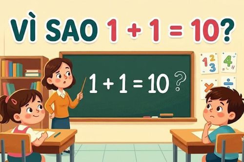 Thử thách Toán học: Vì sao 1 + 1 = 10?