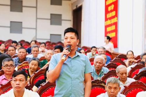 Xã Quang Minh tăng cường đối thoại, lắng nghe ý kiến cử tri