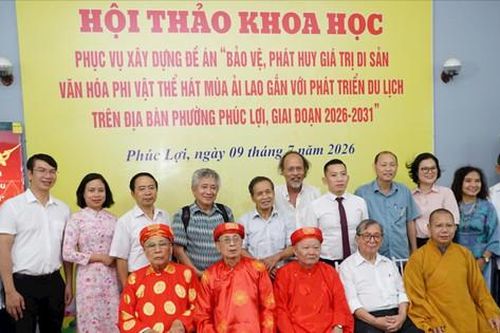 Phường Phúc Lợi: Hiến kế và phát huy giá trị di sản hát múa Ải Lao