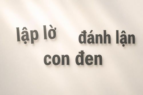 Lập lờ đánh lận con đen