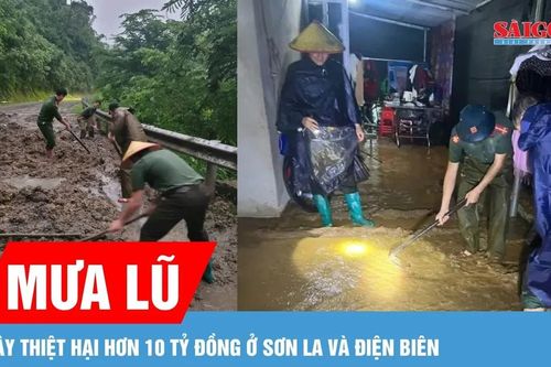 Mưa lũ ở Sơn La và Điện Biên gây thiệt hại hơn 10 tỷ đồng