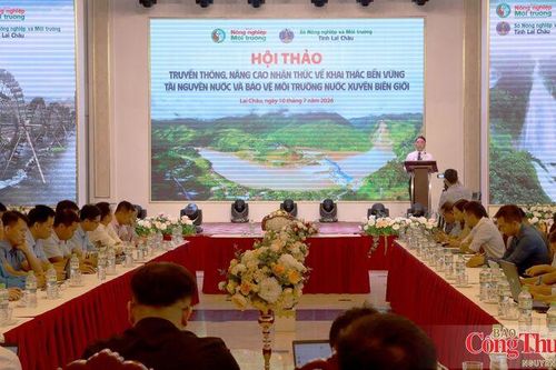 Bảo vệ tài nguyên nước xuyên biên giới từ nâng cao nhận thức