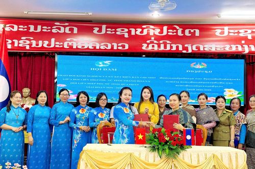 Hội LHPN Thanh Hóa - Hủa Phăn tăng cường hợp tác giai đoạn 2026-2028