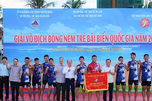 Đội Đà Nẵng vô địch U20 nam giải bóng ném trẻ bãi biển quốc gia