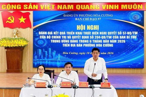 Tiến độ giải quyết hồ sơ đúng hạn tại phường Hòa Cường đạt tỷ lệ 99,45%