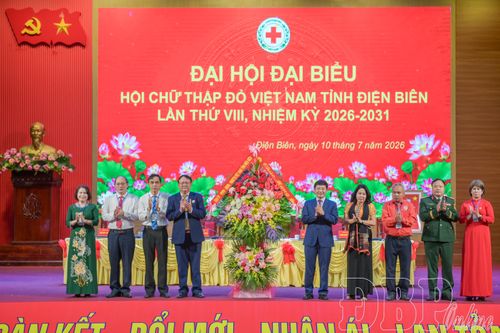 Đại hội Đại biểu Hội Chữ thập đỏ Việt Nam tỉnh Điện Biên lần thứ VIII, nhiệm kỳ 2026 –2031