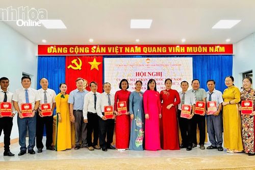 Mặt trận phường Bắc Cam Ranh sơ kết công tác 6 tháng đầu năm