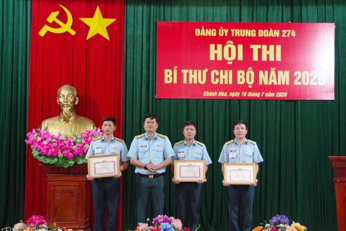 Trung đoàn 274, Sư đoàn Phòng không 377 tổ chức Hội thi bí thư chi bộ năm 2026
