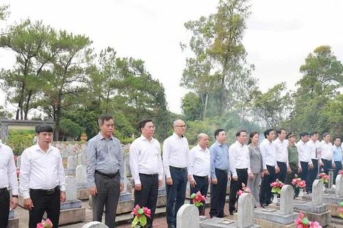 Lễ động thổ cải tạo, nâng cấp khu mộ liệt sĩ tỉnh Phú Thọ tại Nghĩa trang Liệt sĩ Quốc gia Trường Sơn và Nghĩa trang Liệt sĩ Quốc gia Đường 9