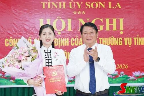 Hội nghị công bố quyết định của Ban Thường vụ Tỉnh ủy về công tác cán bộ