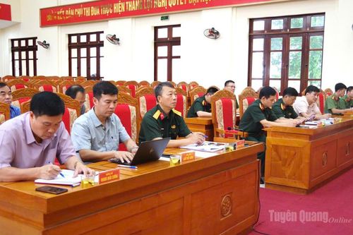 Ban Chỉ đạo diễn tập tỉnh Tuyên Quang giao nhiệm vụ diễn tập xã Nà Hang