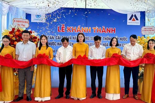 Khánh thành Dự án cải tạo, nâng công suất hệ thống cấp nước Nước Hai xã Hòa An