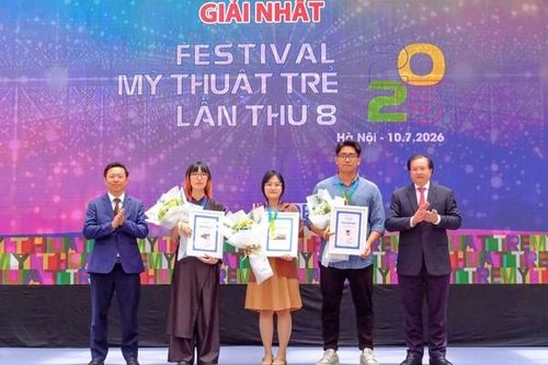 Trao 31 giải thưởng tại Festival Mỹ thuật trẻ