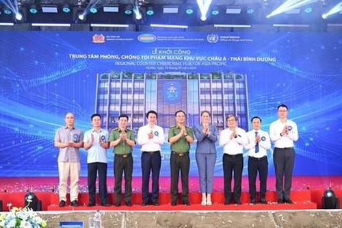 Khởi công xây dựng Trụ sở Trung tâm phòng, chống tội phạm mạng khu vực châu Á - Thái Bình Dương