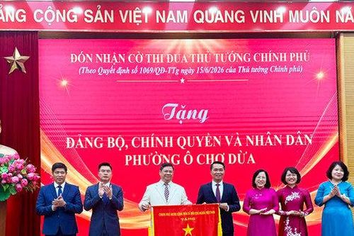 Chuyển đổi số tạo đột phá trong vận hành chính quyền hai cấp ở phường Ô Chợ Dừa