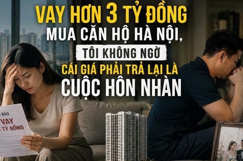 Vay hơn 3 tỷ đồng mua căn hộ Hà Nội, tôi không ngờ cái giá phải trả lại là cuộc hôn nhân