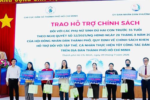 TPHCM có gần 13,8 triệu dân nhưng vẫn đối mặt tình trạng mức sinh thấp kéo dài